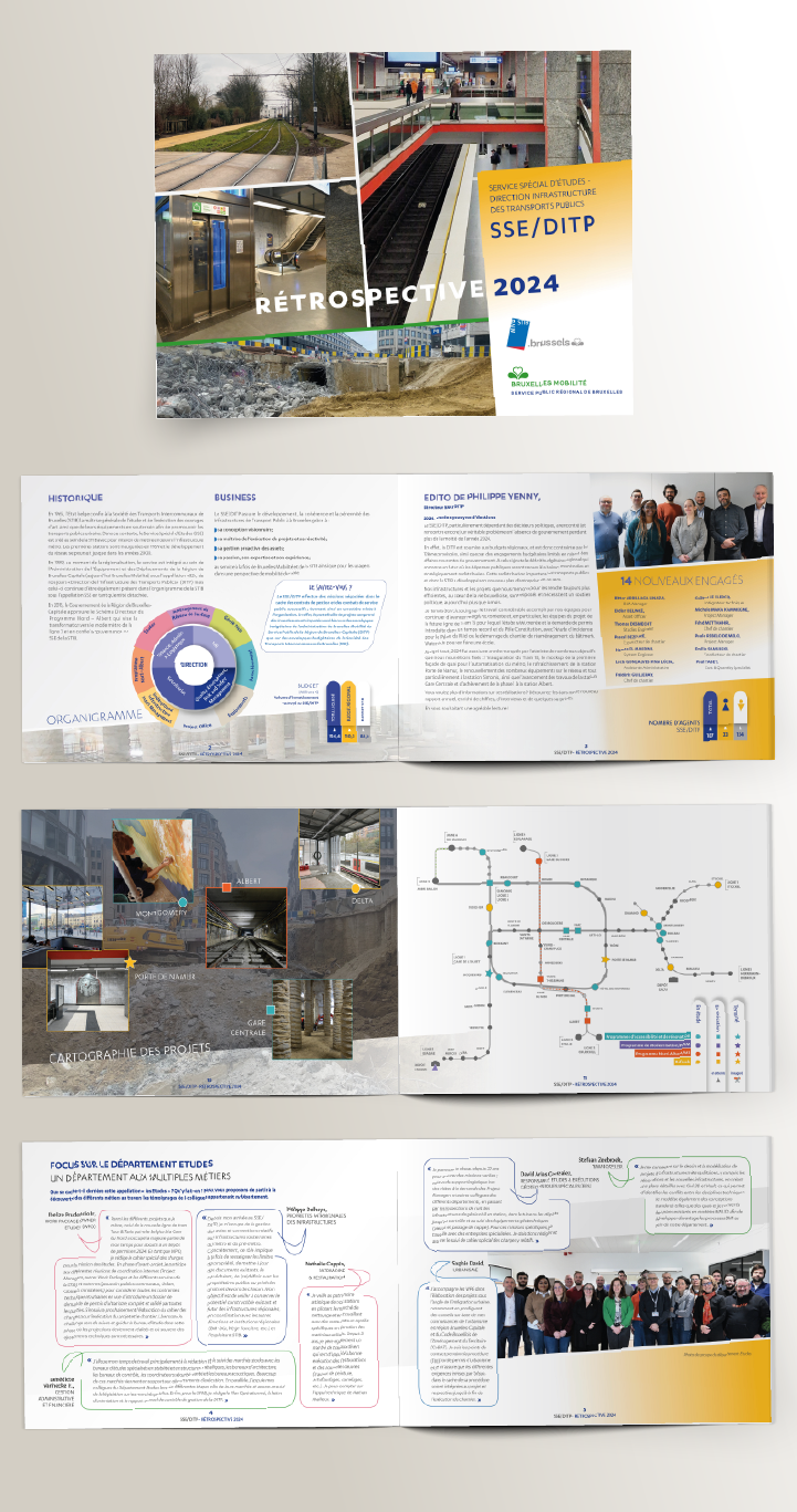 Pages intérieurs du rapport SSE-DITP